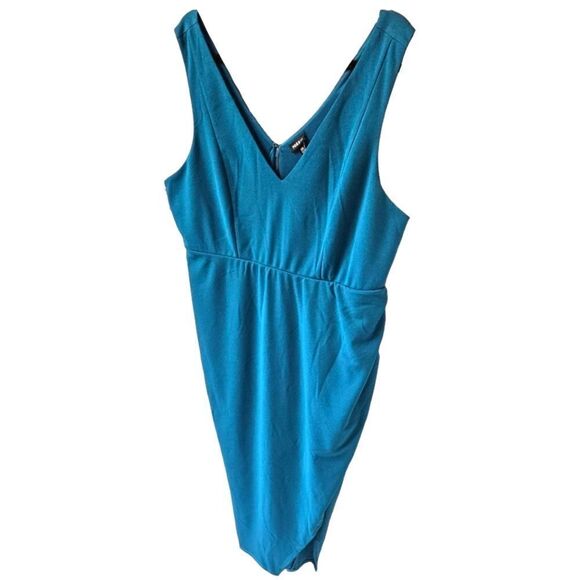 I'm TORRIDโPlus Size Maxi Stretch Crepe V- Neck Column Dress Size 20 - Picture 12 of 16